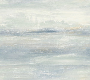 Soothing Mists Scenic Blue Oasis Wallpaper by Candice Olson