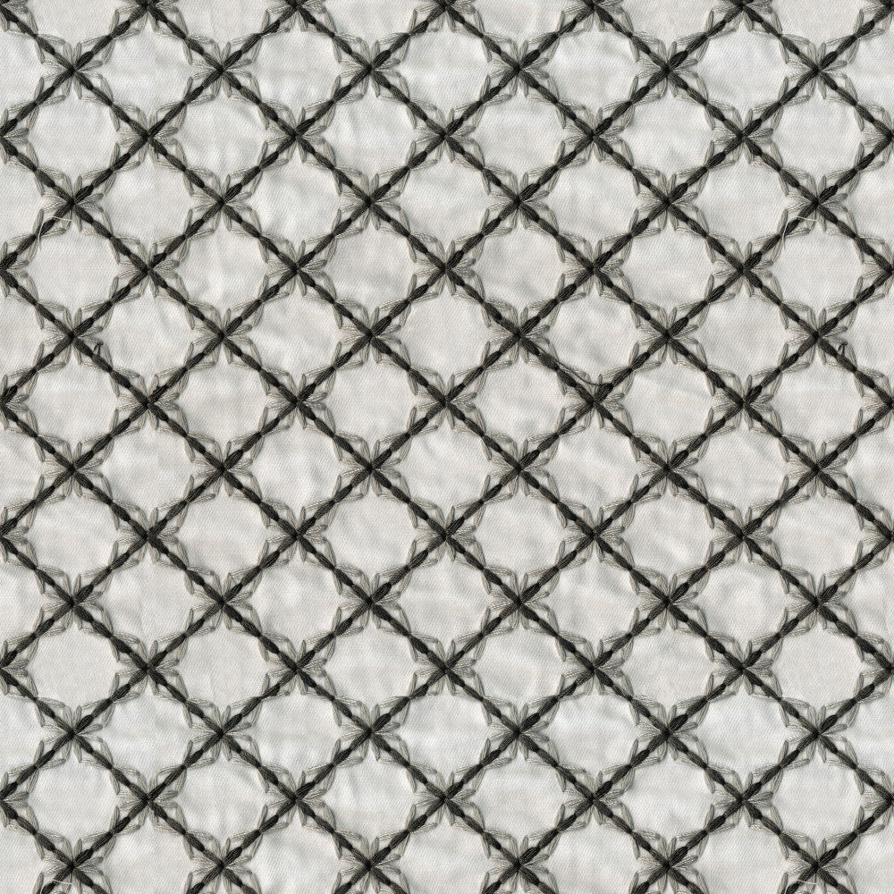 Everlasting 98J8591 by JF Designer Fabric Midnight Waters 57% Cotton, 43% Polyester India Horizontal: 1.625 and Vertical: 1.5 54 - Swanky Fabrics -
