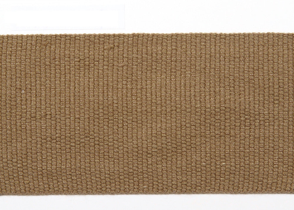 Everly 2 Inch Tape Mocha by Magnolia Trim - 63LINEN/37RAYON CHINA Horizontal: and Vertical: 2" - Fabric Carolina -