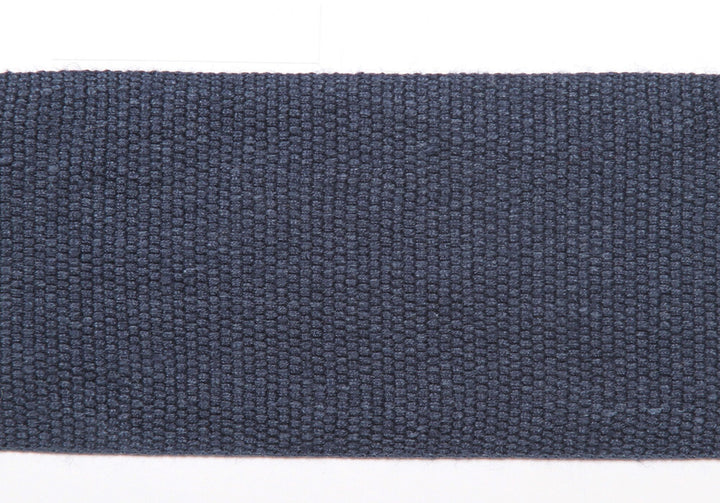 Everly 2 Inch Tape Navy by Magnolia Trim - 63LINEN/37RAYON CHINA Horizontal: and Vertical: 2" - Fabric Carolina -