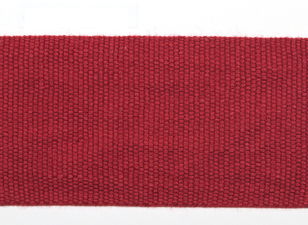 Everly 2 Inch Tape Rouge by Magnolia Trim - 63LINEN/37RAYON CHINA Horizontal: and Vertical: 2" - Fabric Carolina -