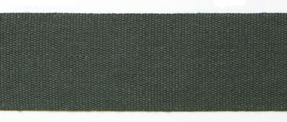 Everly 2 Inch Tape Spruce by Magnolia Trim - 63LINEN/37RAYON CHINA Horizontal: and Vertical: 2" - Fabric Carolina -