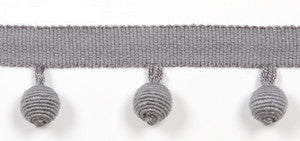 Everly Ball Fringe Battleship by Magnolia Trim
