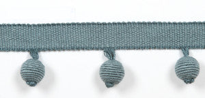 Everly Ball Fringe Dark Green by Magnolia Trim