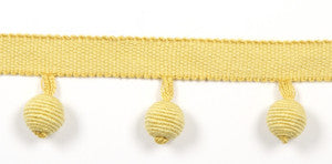 Everly Ball Fringe Gold by Magnolia Trim