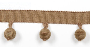Everly Ball Fringe Mocha by Magnolia Trim