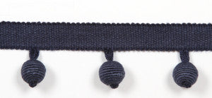 Everly Ball Fringe Navy by Magnolia Trim