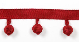 Everly Ball Fringe Rouge by Magnolia Trim