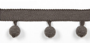 Everly Ball Fringe Steel by Magnolia Trim
