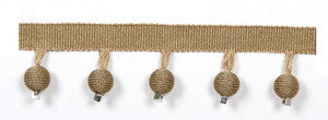 Everly Metallic Ball Fringe Copper by Magnolia Trim
