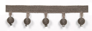 Everly Metallic Ball Fringe Magnesium by Magnolia Trim