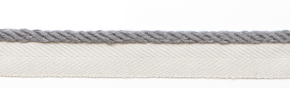 Everly Micro Cord Battleship by Magnolia Trim - 63LINEN/37RAYON CHINA Horizontal: and Vertical: 0.125" - Fabric Carolina -