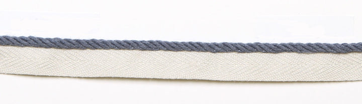 Everly Micro Cord Blue by Magnolia Trim - 63LINEN/37RAYON CHINA Horizontal: and Vertical: 0.125" - Fabric Carolina -
