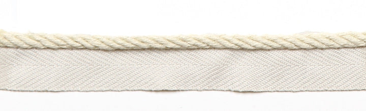 Everly Micro Cord Bone by Magnolia Trim - 63LINEN/37RAYON CHINA Horizontal: and Vertical: 0.125" - Fabric Carolina -