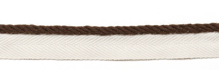 Everly Micro Cord Brown by Magnolia Trim - 63LINEN/37RAYON CHINA Horizontal: and Vertical: 0.125" - Fabric Carolina -