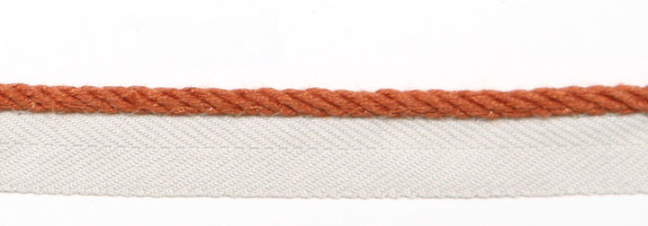 Everly Micro Cord Rust by Magnolia Trim - 63LINEN/37RAYON CHINA Horizontal: and Vertical: 0.125" - Fabric Carolina -