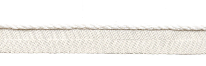 Everly Micro Cord White by Magnolia Trim - 63LINEN/37RAYON CHINA Horizontal: and Vertical: 0.125" - Fabric Carolina -