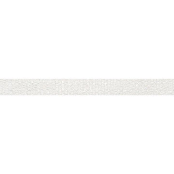 Everly Micro Tape White by Magnolia Trim - 63LINEN/37RAYON CHINA Horizontal: and Vertical: 0.56 - Fabric Carolina -