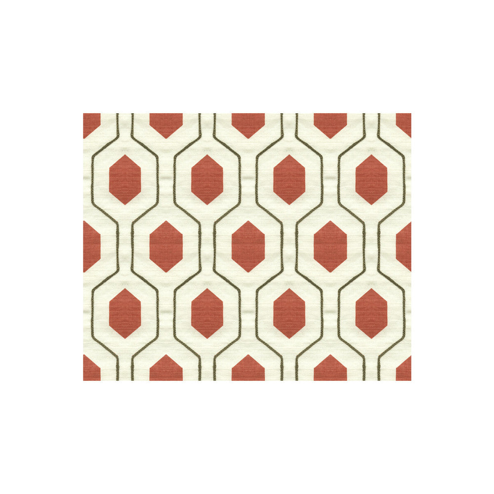 Everson Poppy by Kravet Basics Fabric THOM FILICIA COLLECTION COTTON - 100% India Horizontal: 3.5 and Vertical: 5.5 55 - Fabric Carolina -