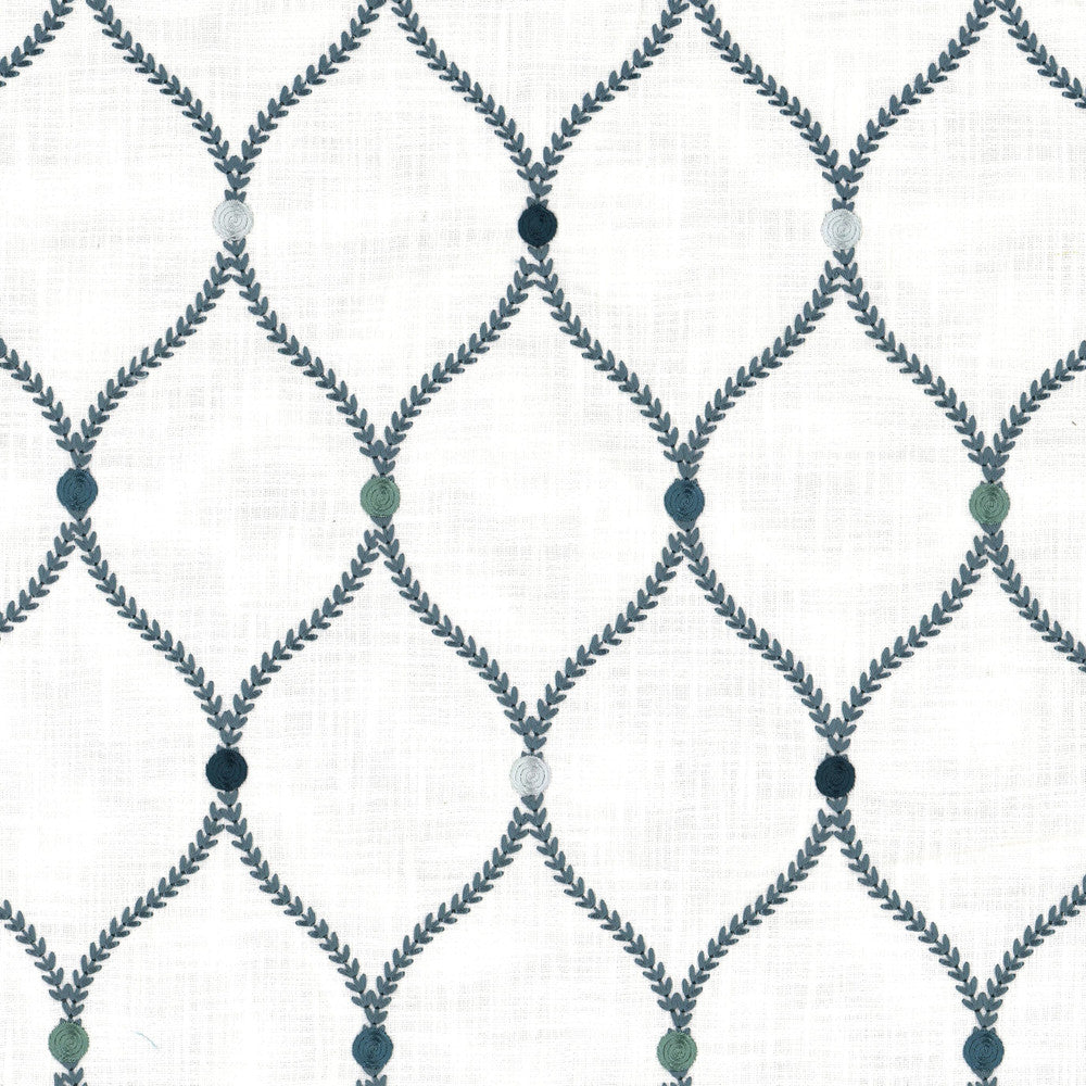 Evian 1 Haze by Stout Fabric Stout Fabric Evian 1 HazeFabric Color My Window Haze/Shoreline 100%Cot %Vemb India </p><p>Repeat: H: 4.375, V: 8.25 52 in - Fabric Carolina -