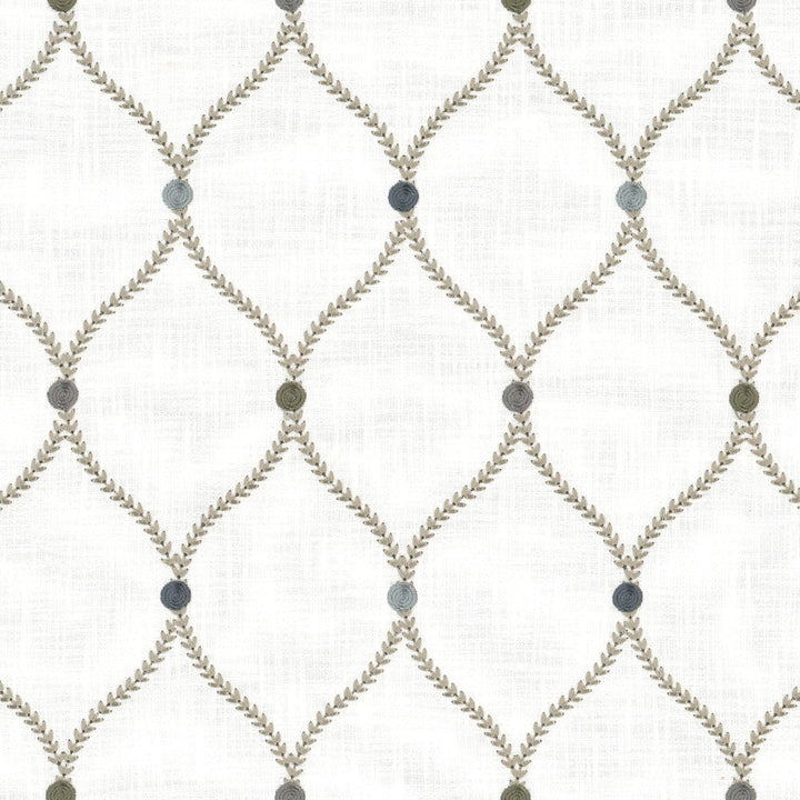 Evian 2 Shadow by Stout Fabric Stout Fabric Evian 2 ShadowFabric COLOR MY WINDOW PEWTER/TAUPE 100%COT %VEMB INDIA </p><p>Repeat: H: 4.375, V: 7.875 52 in - Fabric Carolina -