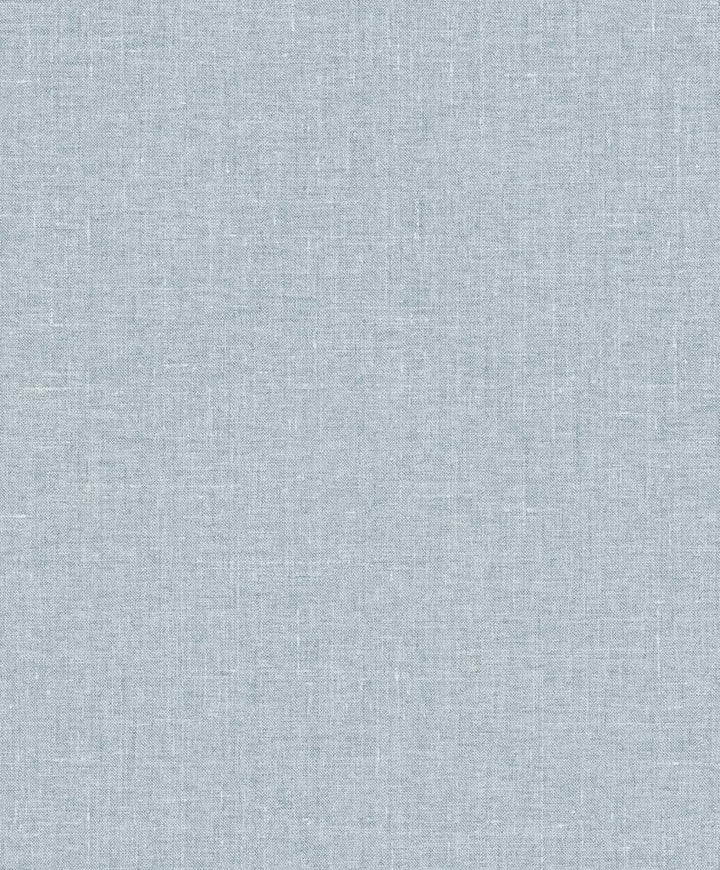 Abington Faux Linen Denim Wash by Seabrook Wallpaper White Heron Netherlands 57.5 0" 20.9" - Fabric Carolina -
