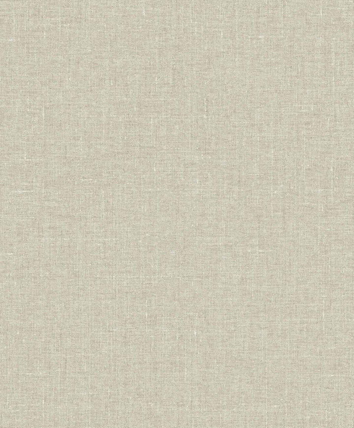 Abington Faux Linen Ocean Sand by Seabrook Wallpaper White Heron Netherlands 57.5 0" 20.9" - Fabric Carolina -