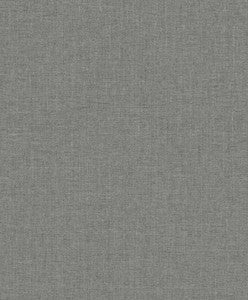 Abington Faux Linen Sleek Charcoal by Seabrook Wallpaper