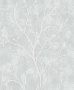 Avena Branches Winter Grey by Seabrook Wallpaper