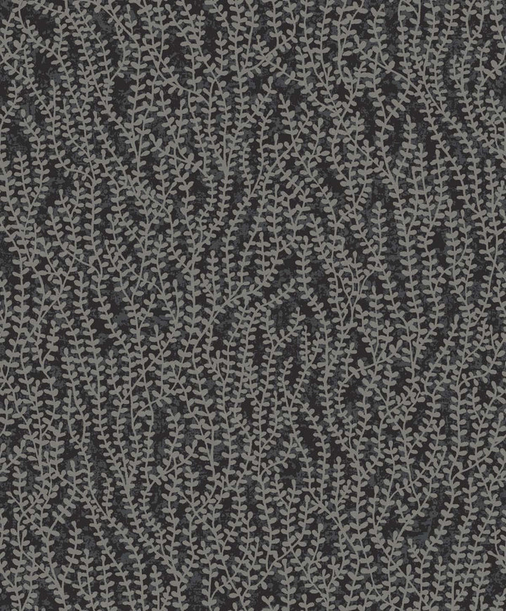 Seaweed Beaded Branches Silver Glass by Seabrook Wallpaper White Heron Netherlands 57.5 25.2" 20.9" - Fabric Carolina -