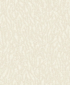 Seaweed Beaded Branches Off White Satin by Seabrook Wallpaper