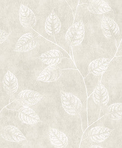 Branch Trail Silhouette Raw Linen by Seabrook Wallpaper