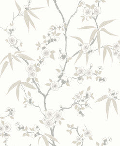 Floral Blossom Trail Morning by Seabrook Wallpaper