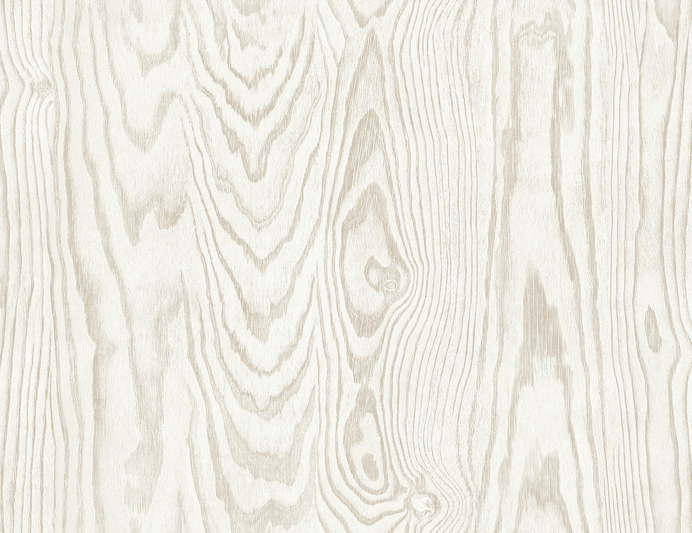 Kyoto Faux Woodgrain Scandi Wood by Seabrook Wallpaper White Heron United States 60.75 10.43" 27" - Fabric Carolina -