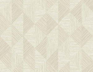 Diamond Inlay Beige by Seabrook Wallpaper