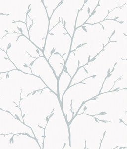 Branching Out Slate Blue by Seabrook Wallpaper