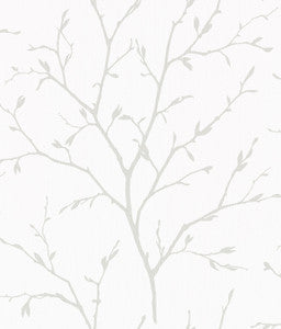 Branching Out Winter Grey by Seabrook Wallpaper