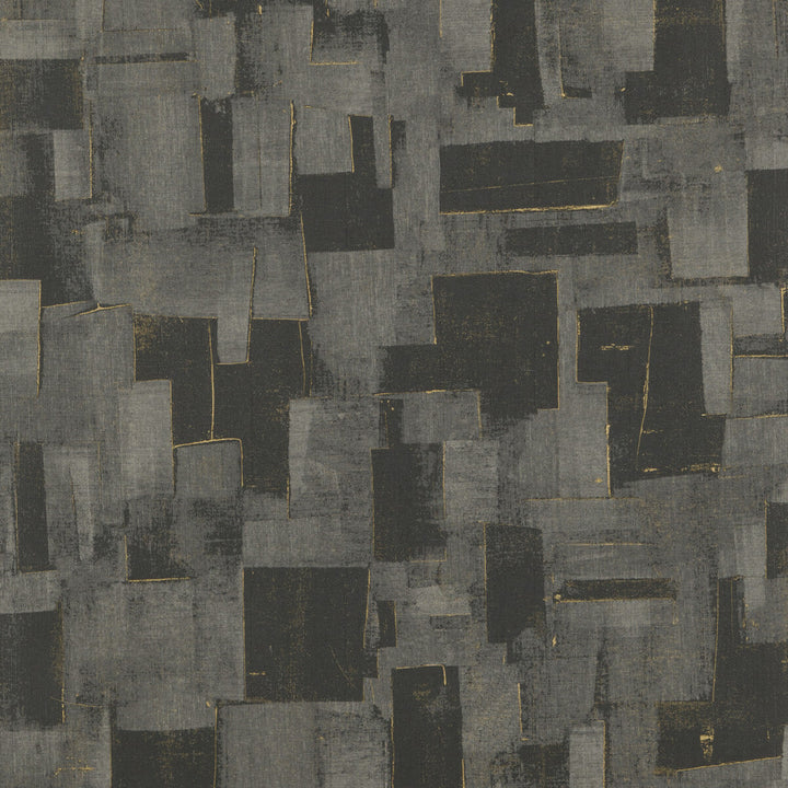 Cubist Charcoal by Threads Wallcovering VINYL WALLPAPER COLLECTION I PAPER - 100% United Kingdom Horizontal: 26.989 and Vertical: 30.0228 26.989 - Fabric Carolina -