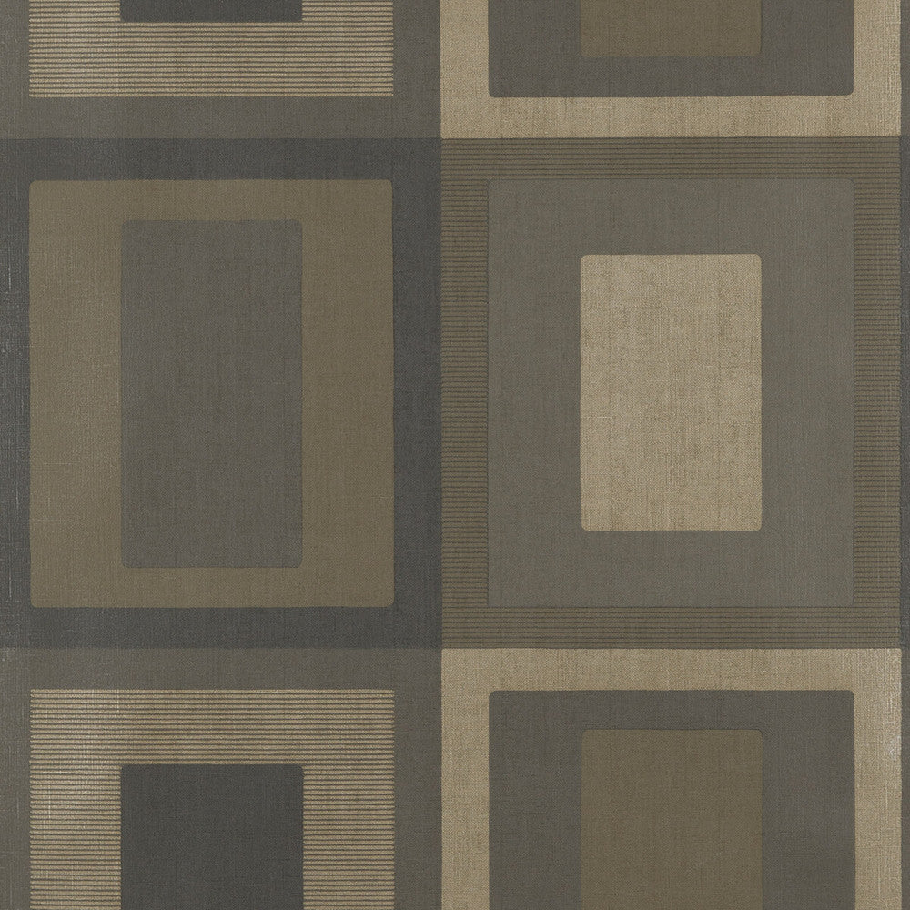 Moro Charcoal/Bronze by Threads Designer Wallcovering VINYL WALLPAPER COLLECTION I PAPER - 100% United Kingdom - Horizontal: 26.989 and Vertical: 30.0228 26.989 - Swanky Fabrics -