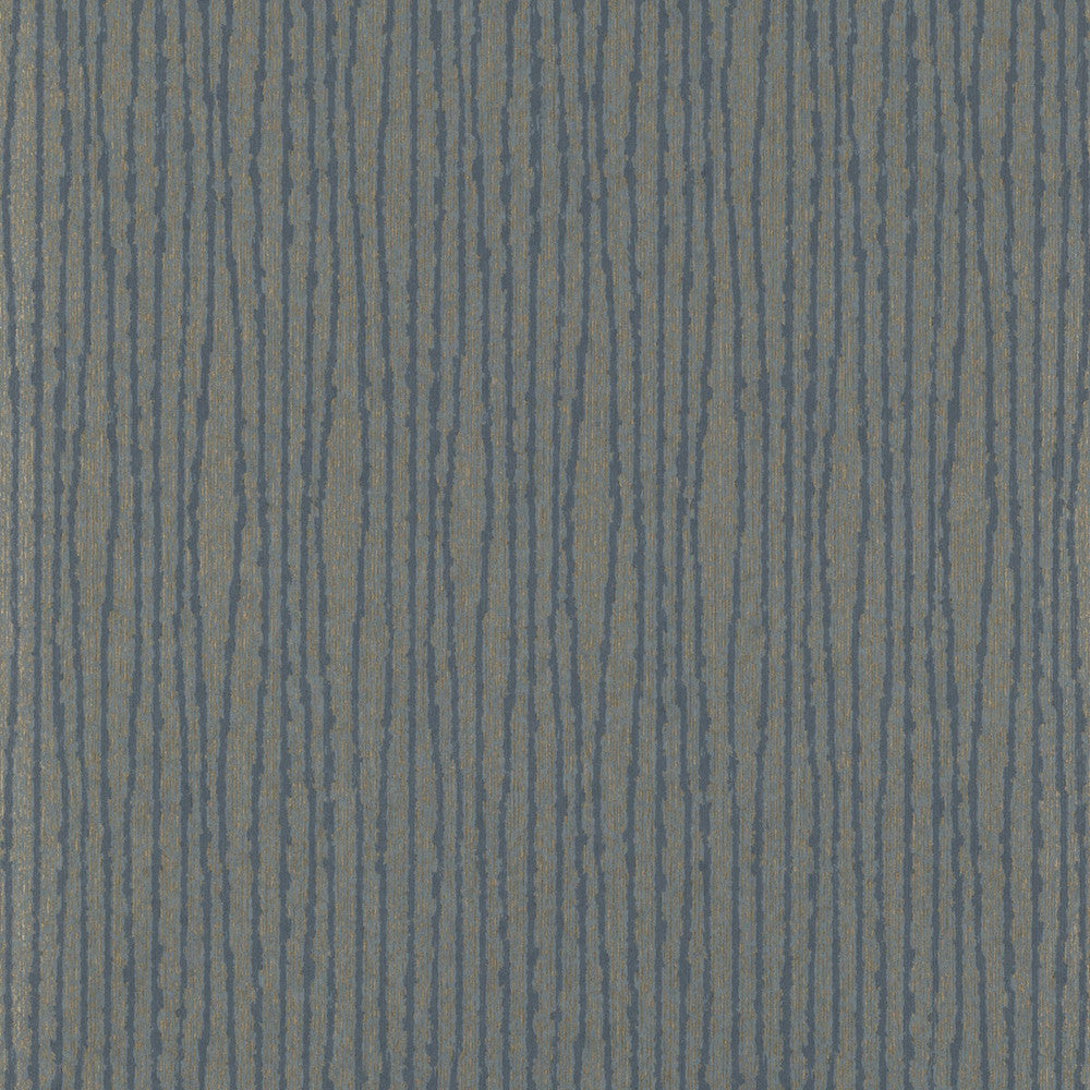 Ventris Indigo by Threads Designer Wallcovering VINYL WALLPAPER COLLECTION I PAPER - 100% United Kingdom Horizontal: 20.488 and Vertical: 25.216 20.488 - Swanky Fabrics -