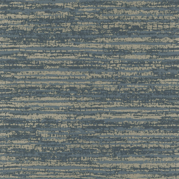 Renzo Indigo by Threads Designer Wallcovering VINYL WALLPAPER COLLECTION I PAPER - 100% United Kingdom Horizontal: 20.488 and Vertical: 25.216 20.488 - Swanky Fabrics -