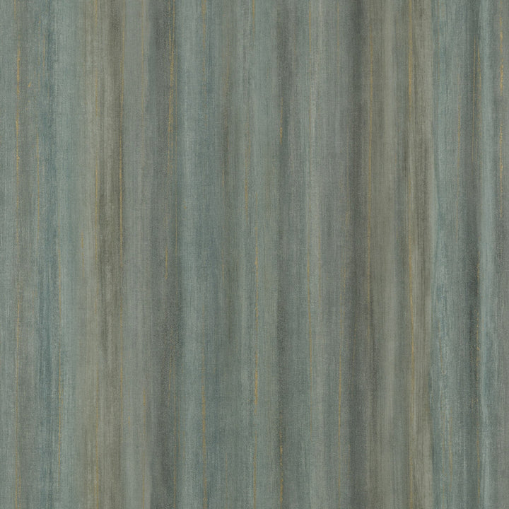 Painted Stripe Teal by Threads Wallcovering VINYL WALLPAPER COLLECTION I PAPER - 100% United Kingdom Horizontal: and Vertical: 26.989 - Fabric Carolina -