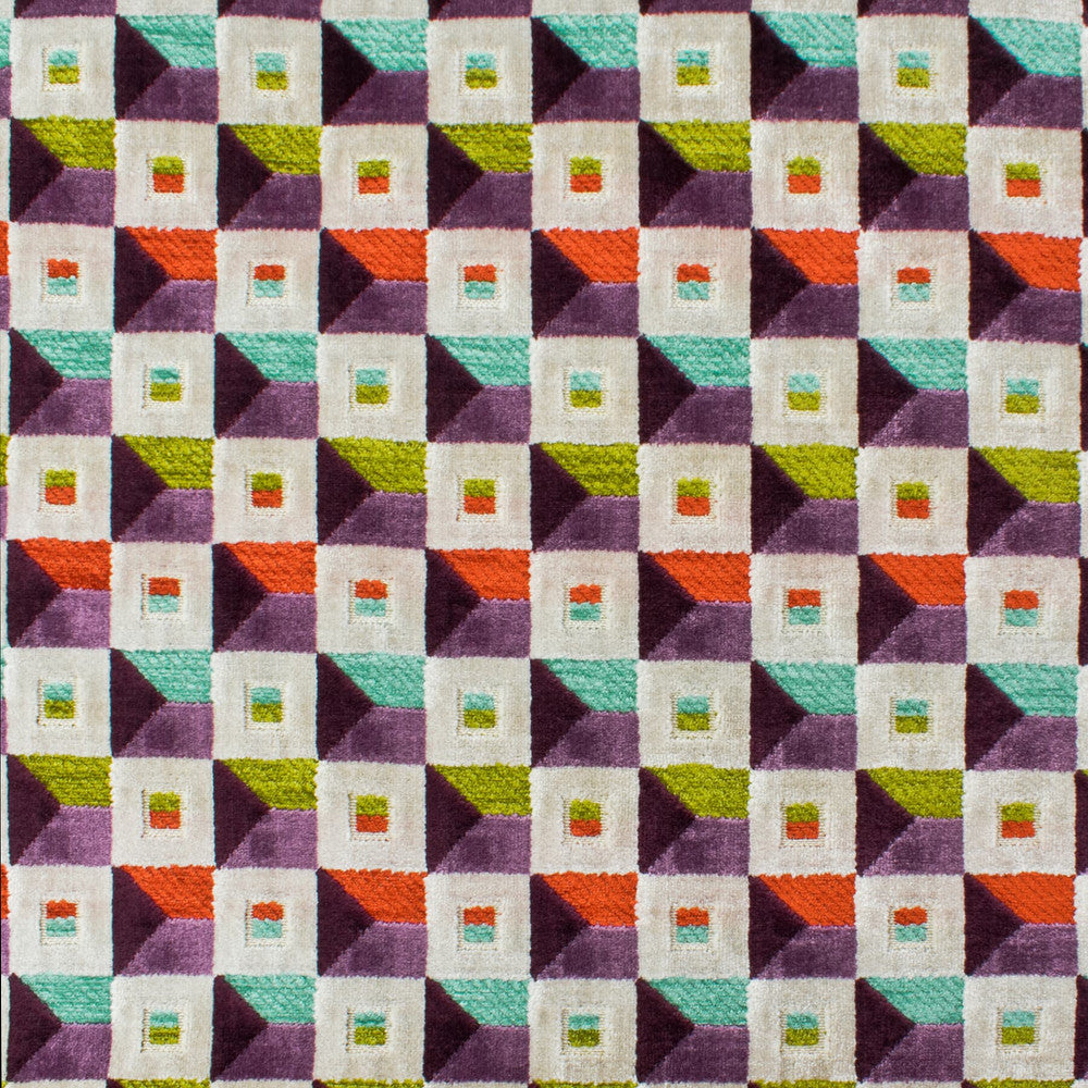 Exaggerate 1 Mardigras by Stout Fabric Stout Fabric Exaggerate 1 MardigrasFabric RIGHT ON TREND CUT VELVETS 51%POL 36%SVI 13%COT INDIA </p><p>Repeat: H: 2.250, V: 7.750 54 in - Fabric Carolina -