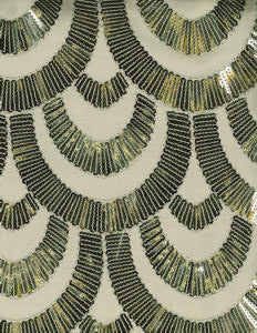 Exodus Gold by Norbar Fabric SPLENDOR 58% VISCOSE 42% POLYESTER CHINA 7 1/2"V 6"H 55 - Fabric Carolina -