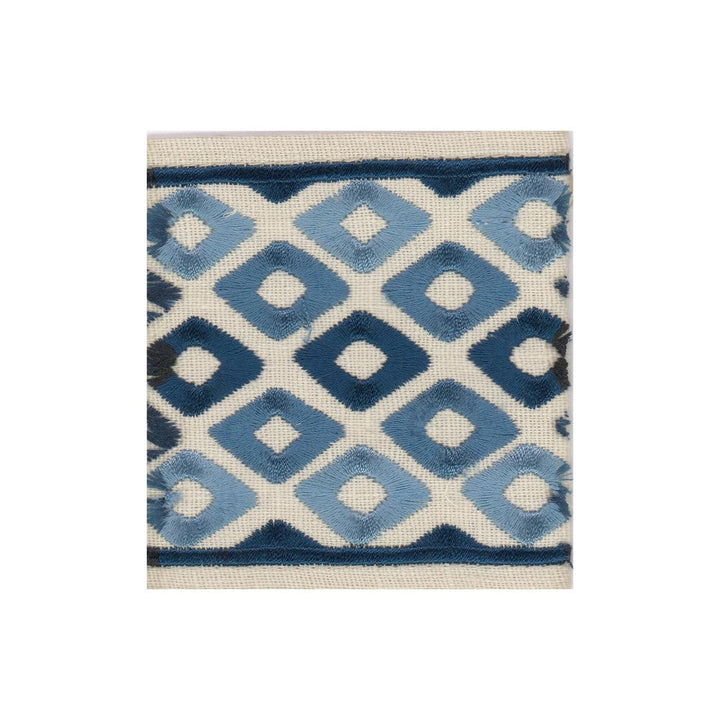 Exotic Tape 2 Delft by Marcus William Trim Marcus William Trim Exotic Tape 2 DelftTrim PERSUASIONS TRIM 100%LIN %BEMB INDIA </p><p>Repeat: H: 1.250, V: 1.250 3.75 in - Fabric Carolina -