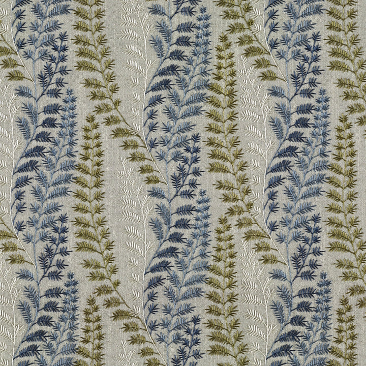 Socrates Elda Forest by Europatex Designer Fabric Socrates 20% Linen, 45% Viscose, 35% Polyester 15.7" H, 11" V 56.00 inches - Swanky Fabrics -