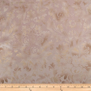 Embellished Damask Blush by Europatex Fabric