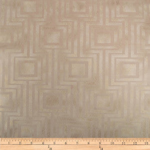 Embellished Square Cream by Europatex Fabric