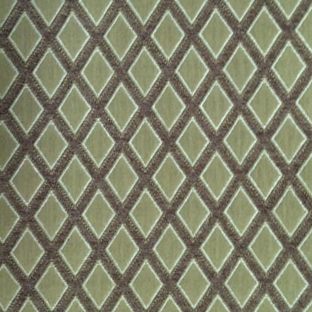 Emma B Col. 2 Khaki by Europatex Fabric Emma 100% Polyester V: 1.75" H: 1.25" 56.00 inches - Fabric Carolina -