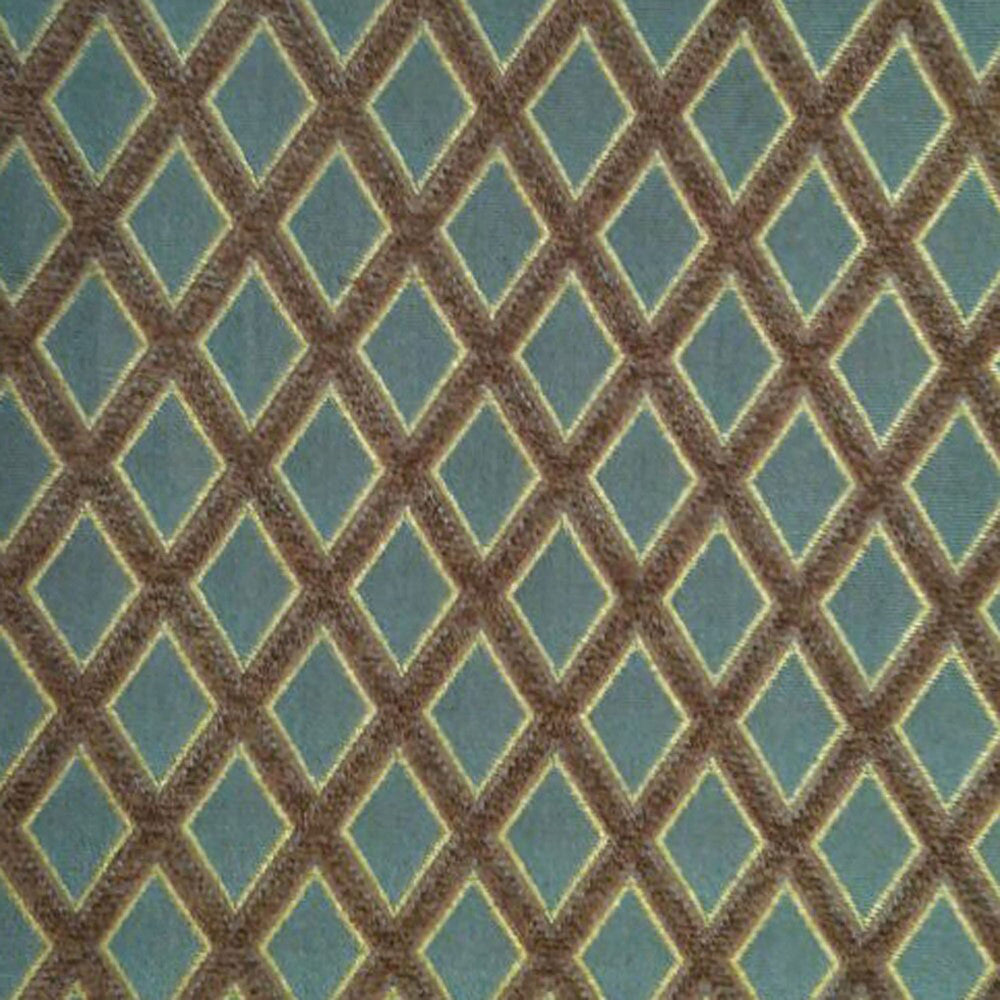 Emma B Col. 4 Sage by Europatex Fabric Emma 100% Polyester V: 1.75" H: 1.25" 56.00 inches - Fabric Carolina -